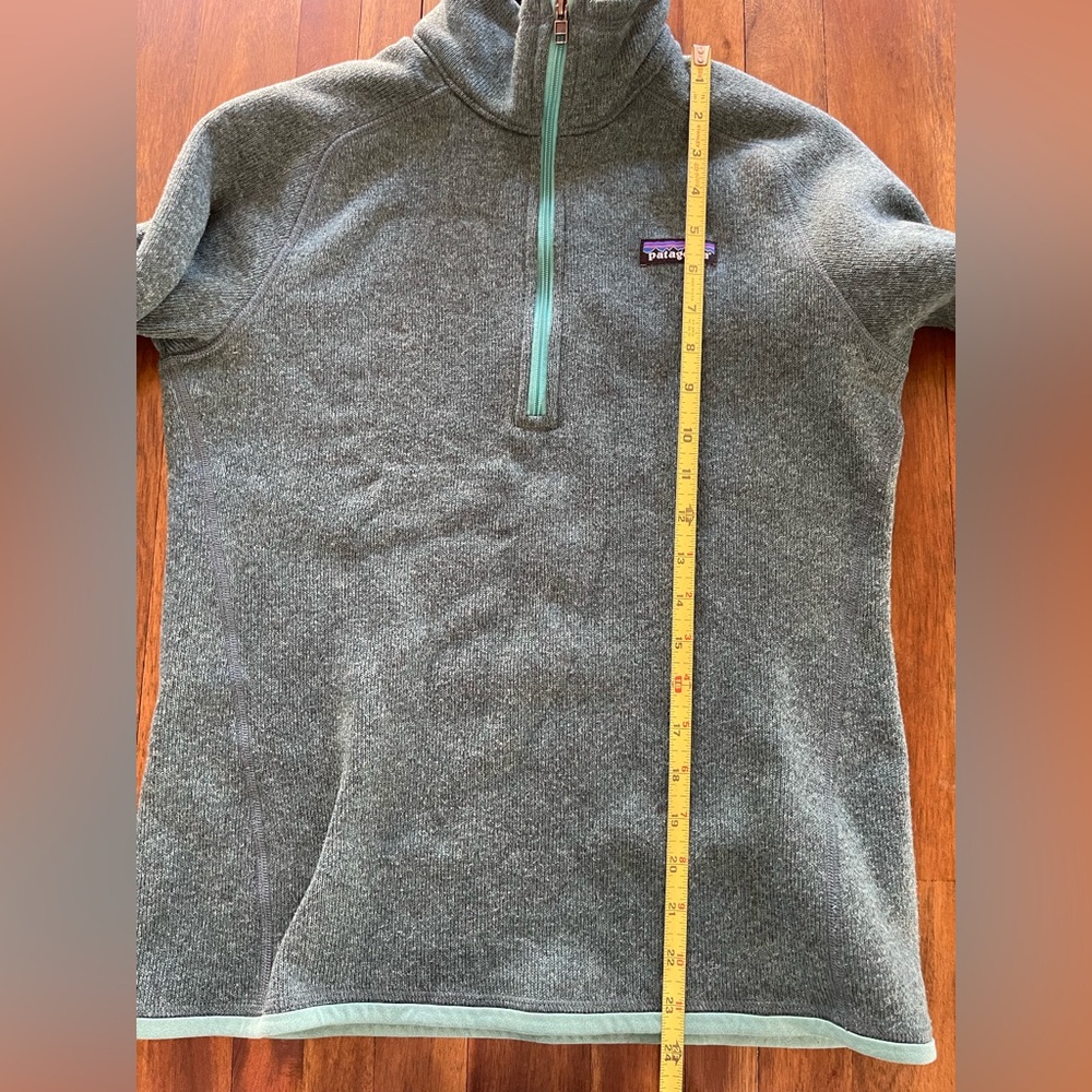 Patagonia better sweater 1/4 zip pullover green - Picture 4 of 10